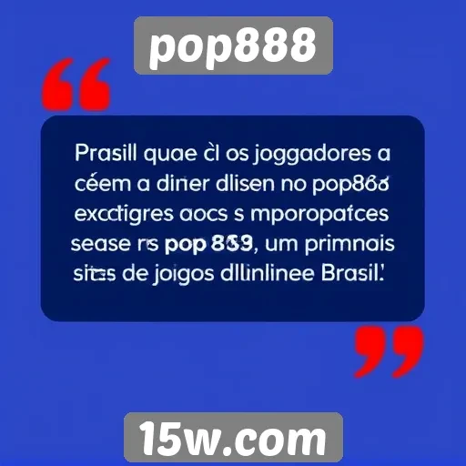 opiniões de jogadores sobre o pop888
